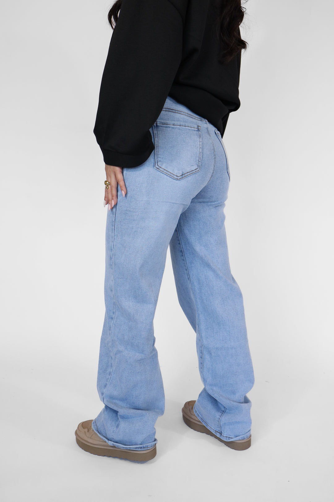 Rylie Wide Leg Jeans - Stretch