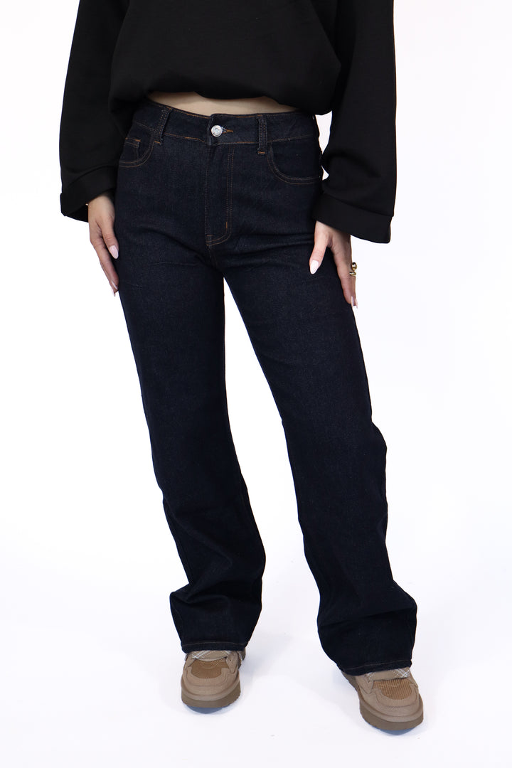 Vive Wide Leg Jeans - Stretch