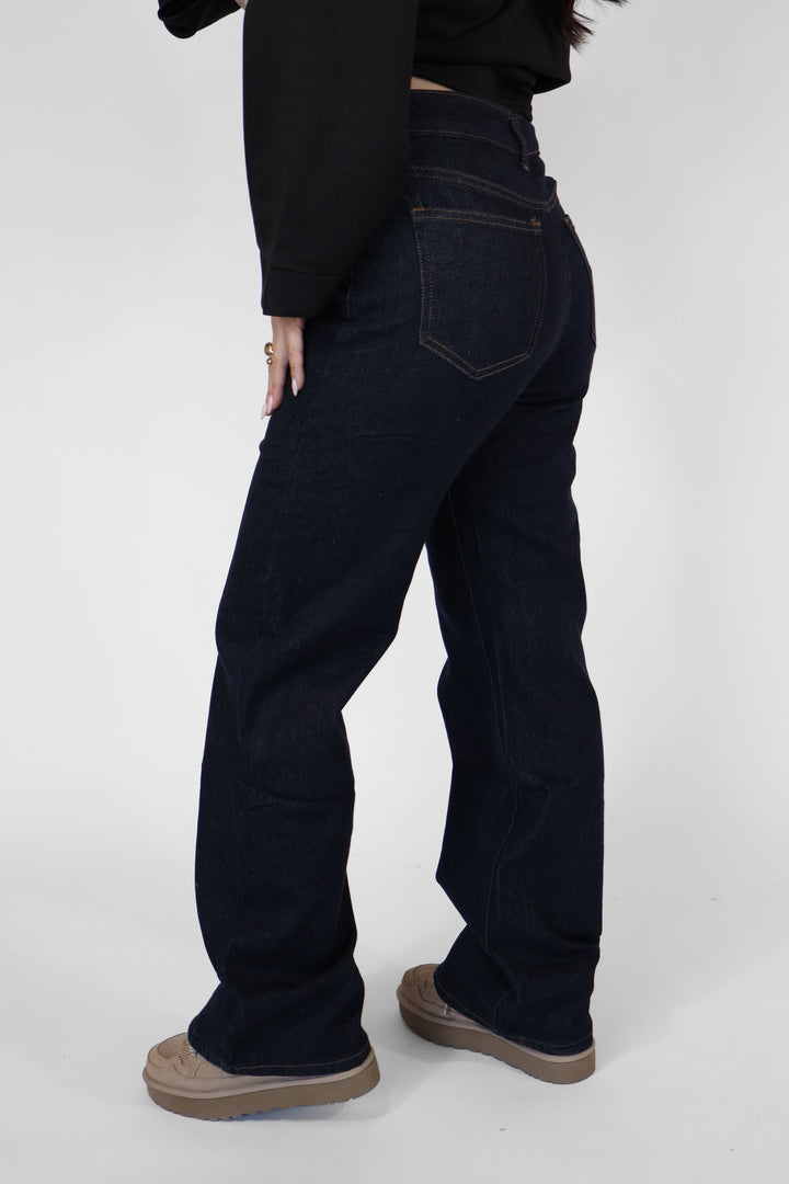 Vive Wide Leg Jeans - Stretch