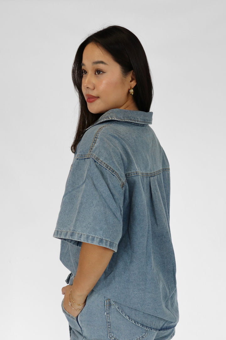 Denim Days Two Piece Set - Stretch