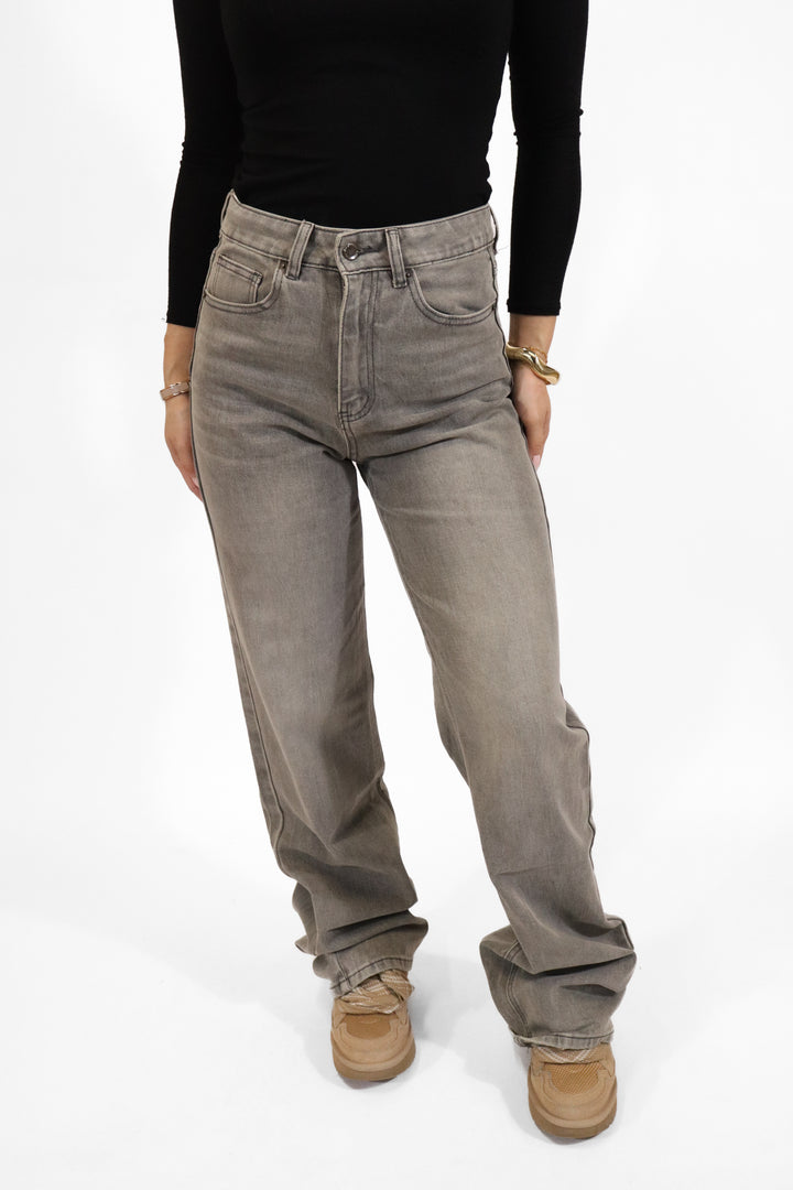 Nora Wide Leg Jeans - Stretch