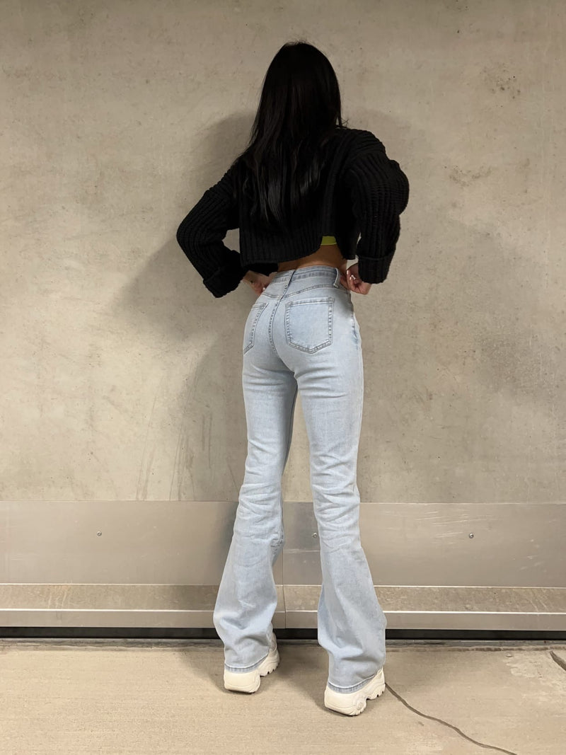 Extra Tall Flared Jeans - Denim