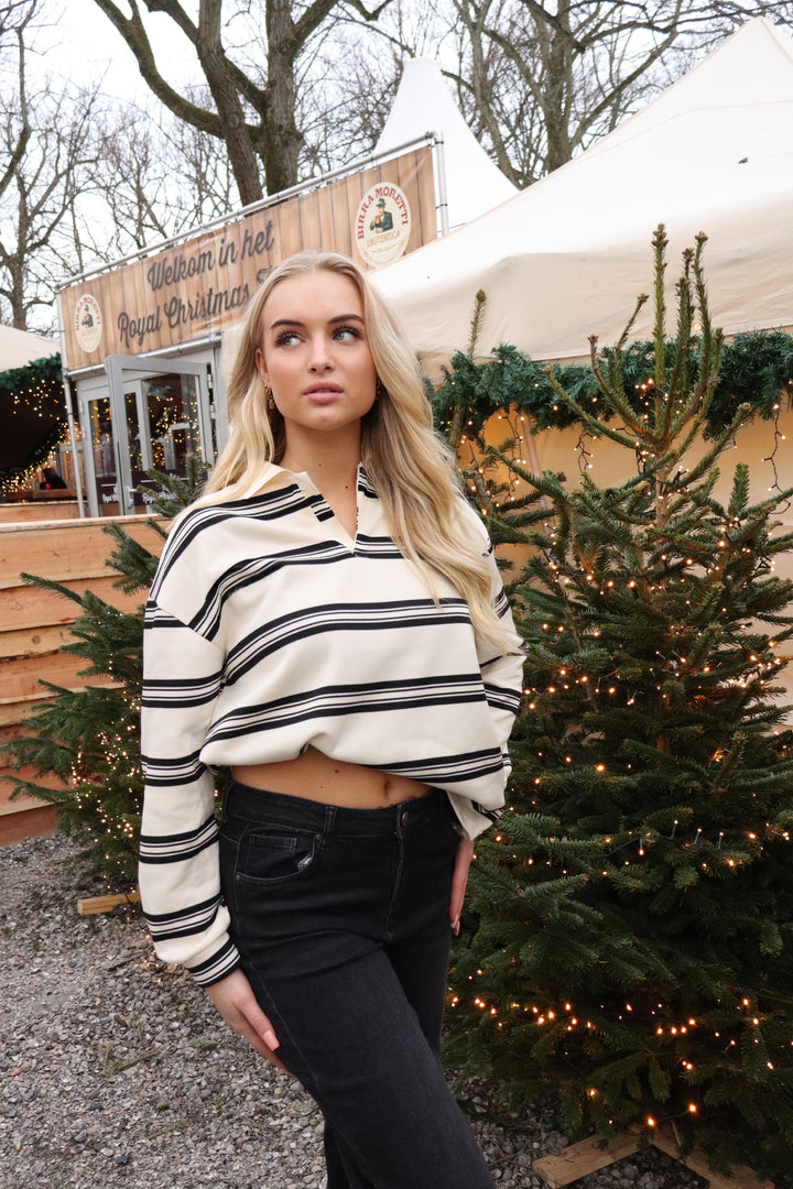 Dewi Oversized Striped Shirt