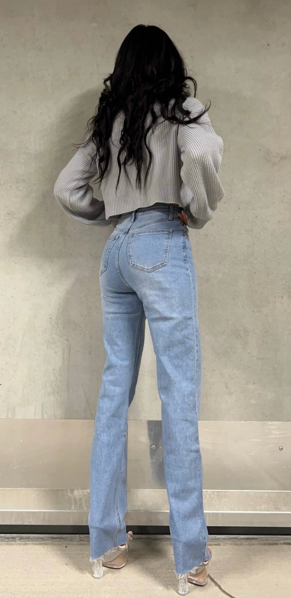 Livia Extra Long Stretch Jeans - Denim