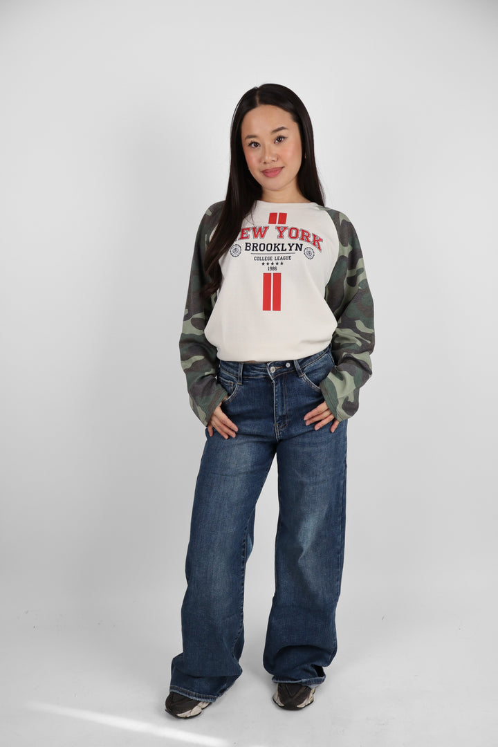 Blair Midwaist TALL Wide Leg Jeans - Stretch
