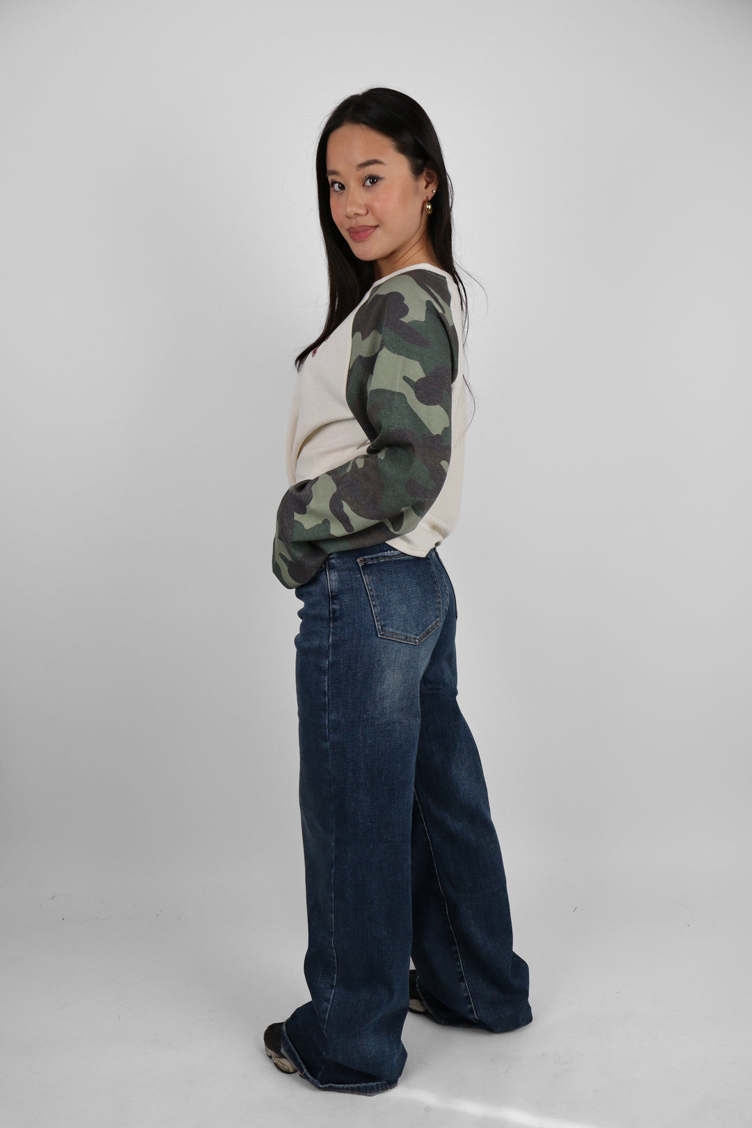 Blair Midwaist TALL Wide Leg Jeans - Stretch