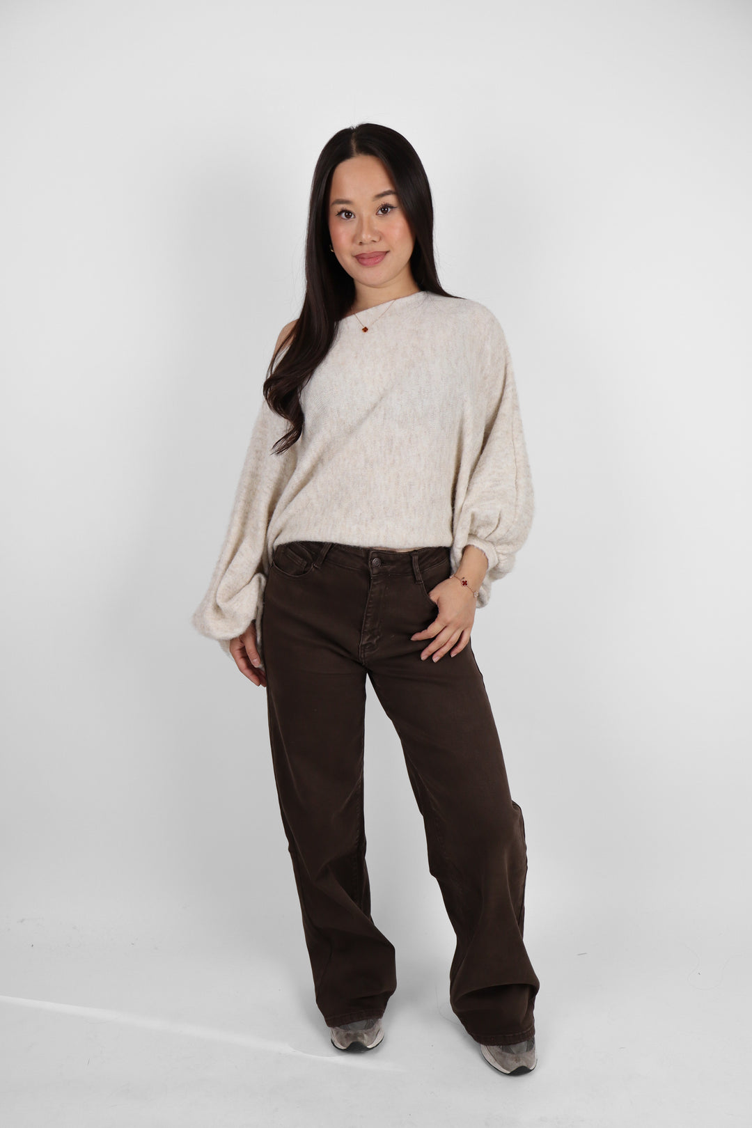 Stella Midwaist Wide Leg Jeans - Stretch