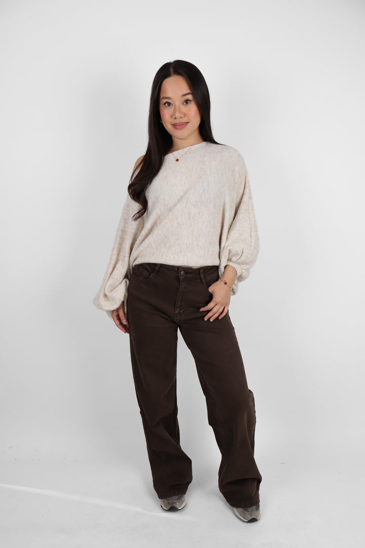 Stella Midwaist Wide Leg Jeans - Stretch