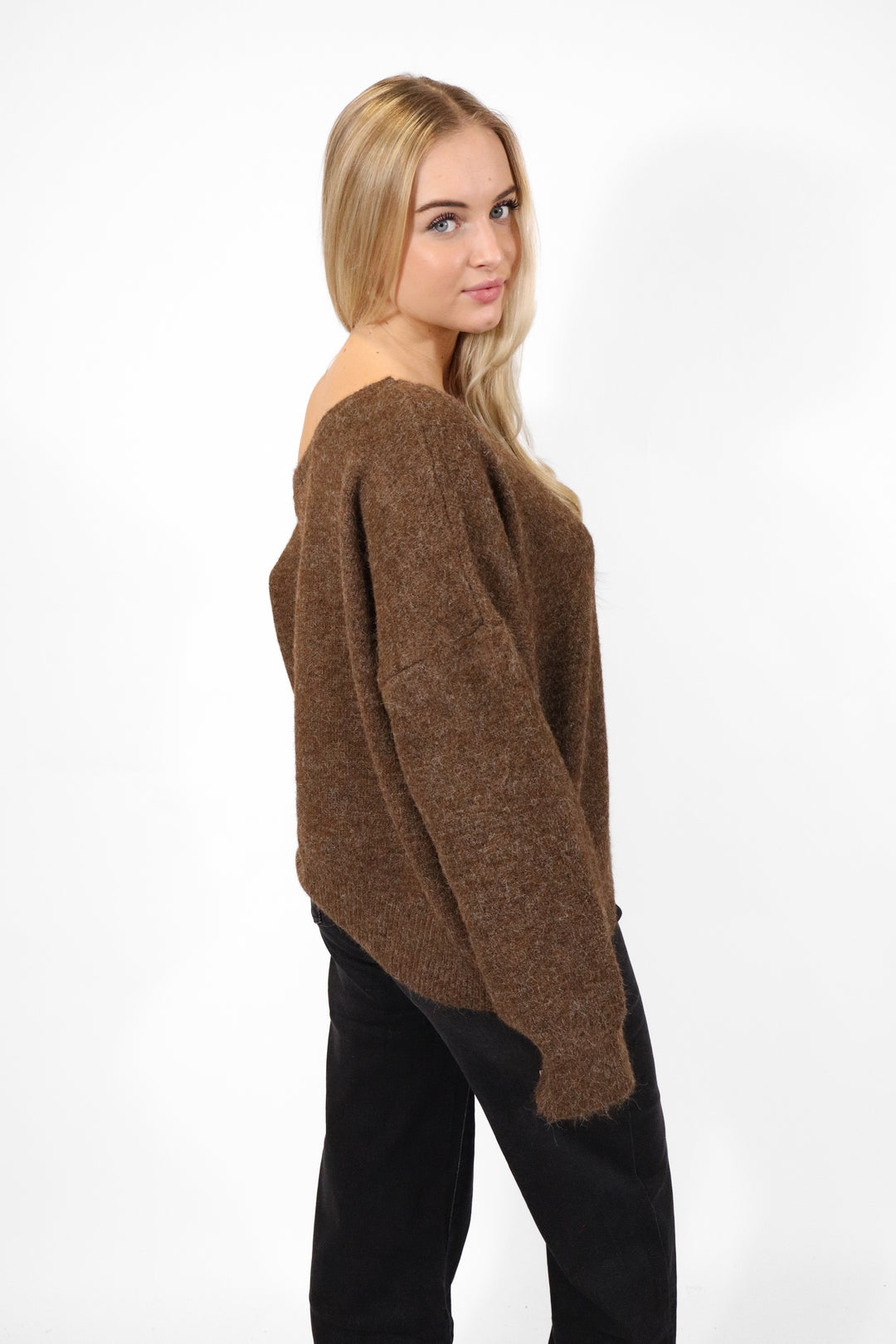 Elena Off Shoulder Sweater