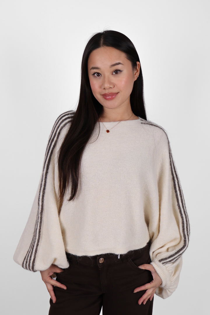 Cozy Cloud Striped Sweater