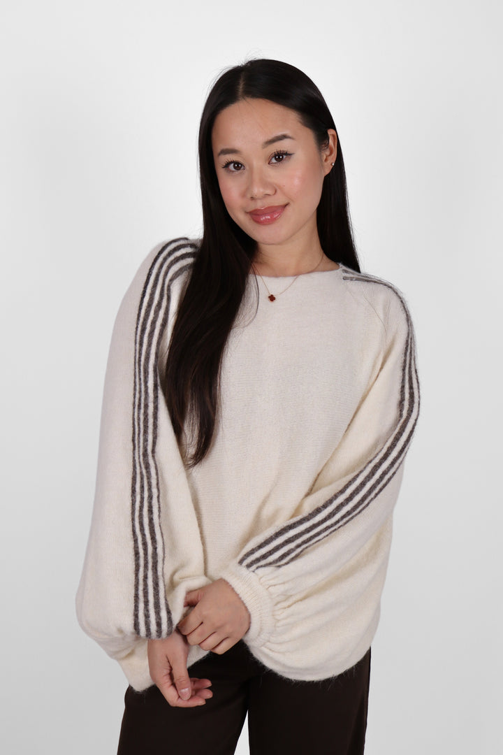 Cozy Cloud Striped Sweater