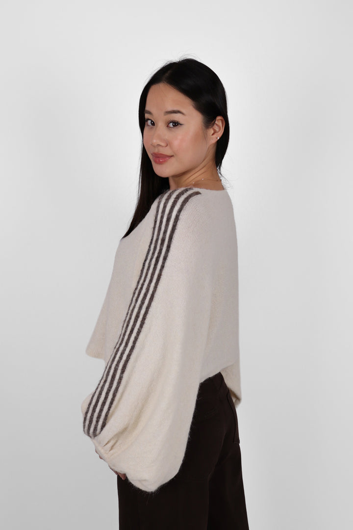 Cozy Cloud Striped Sweater