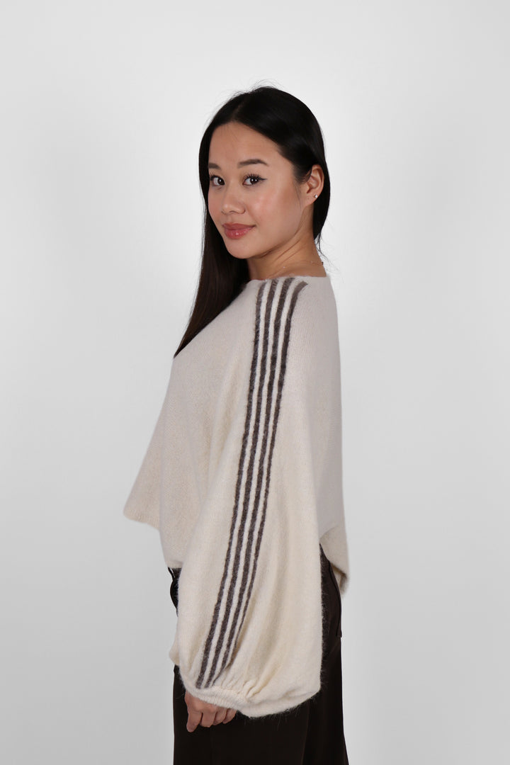 Cozy Cloud Striped Sweater