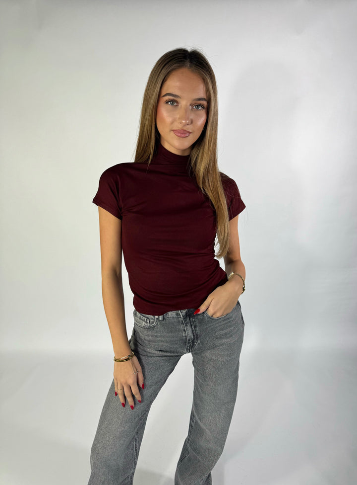 Basic High Neck Top