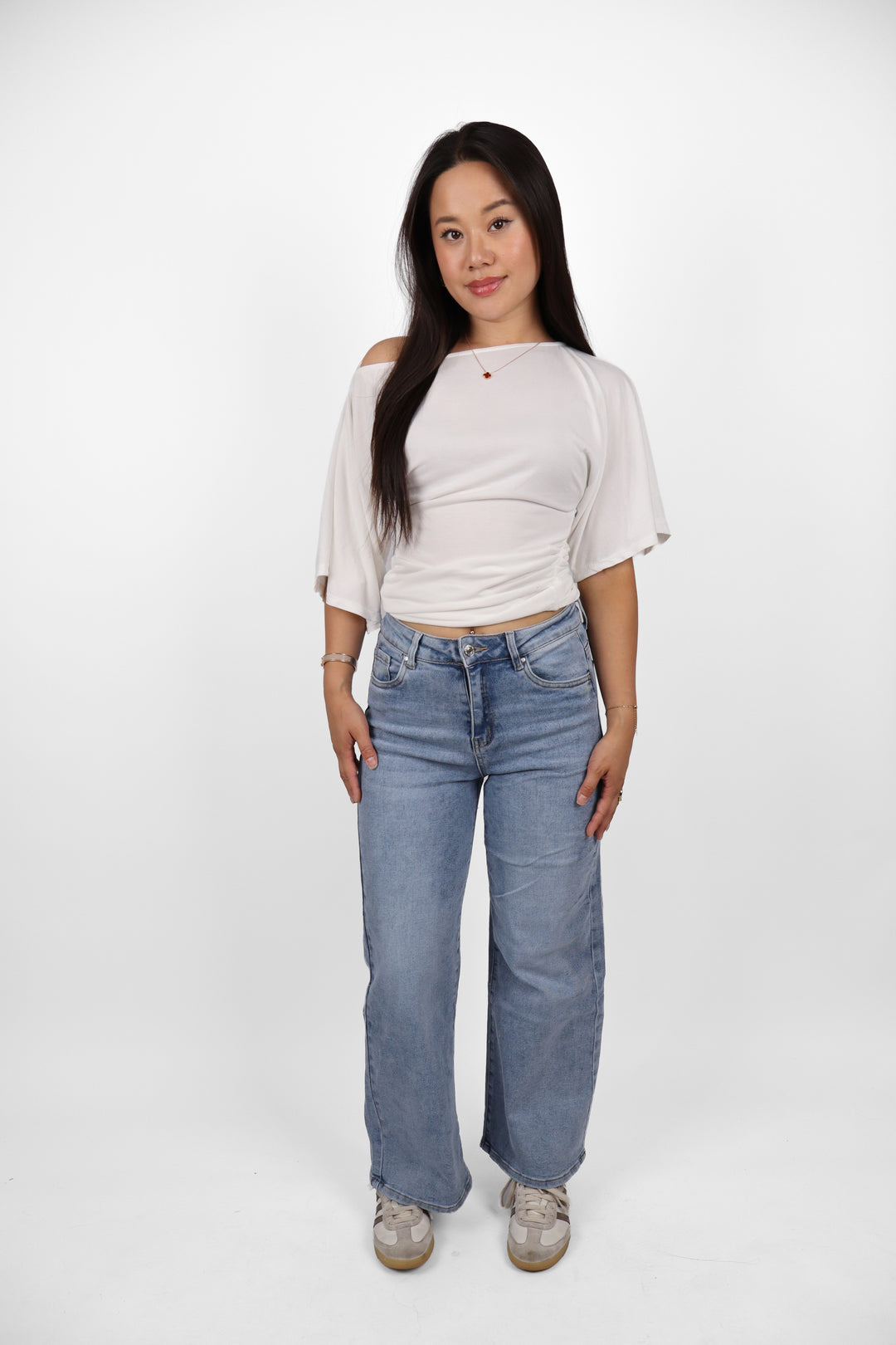 City Petite Straight Leg Jeans - Stretch