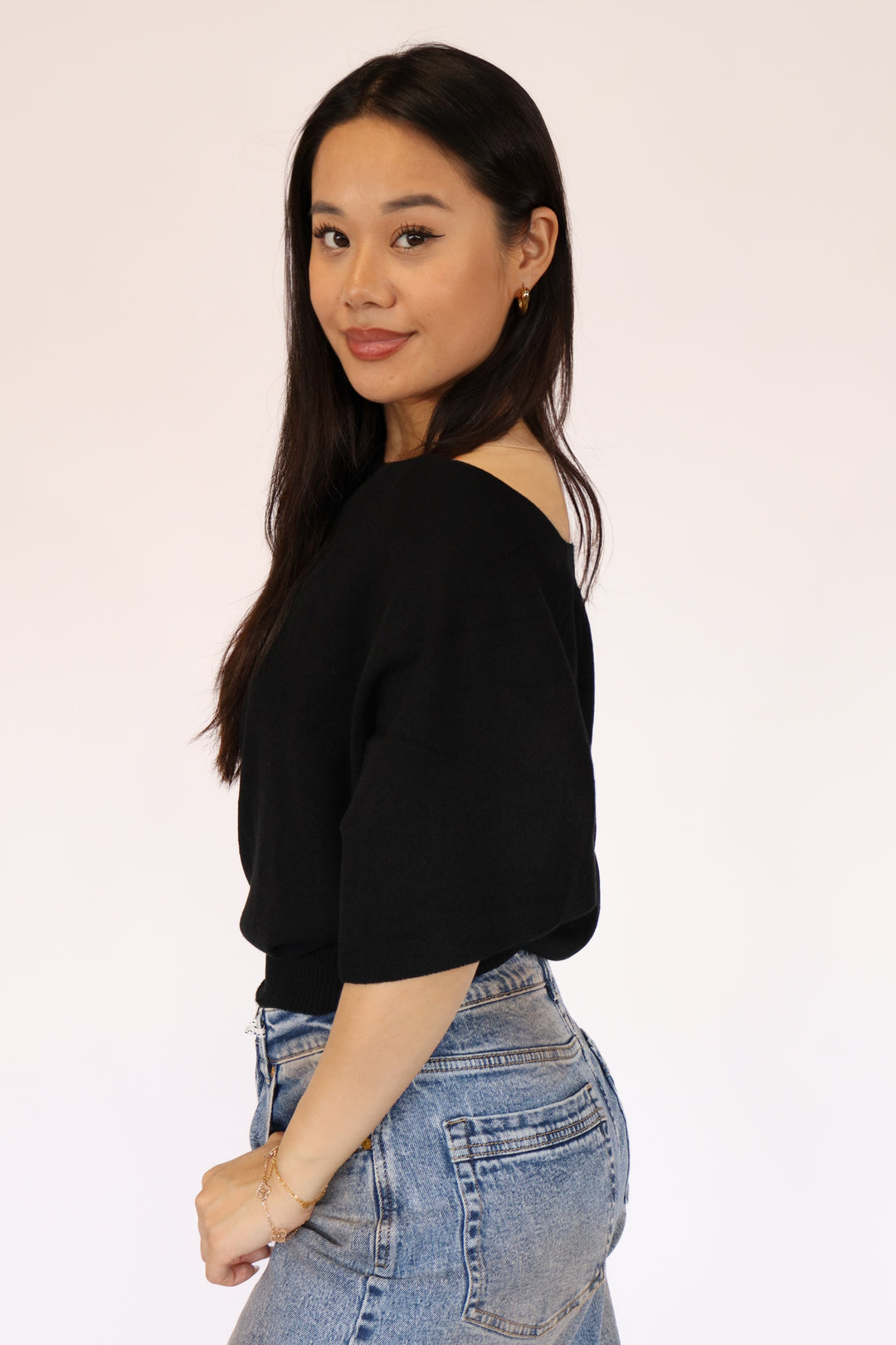 Off Shoulder Sweater
