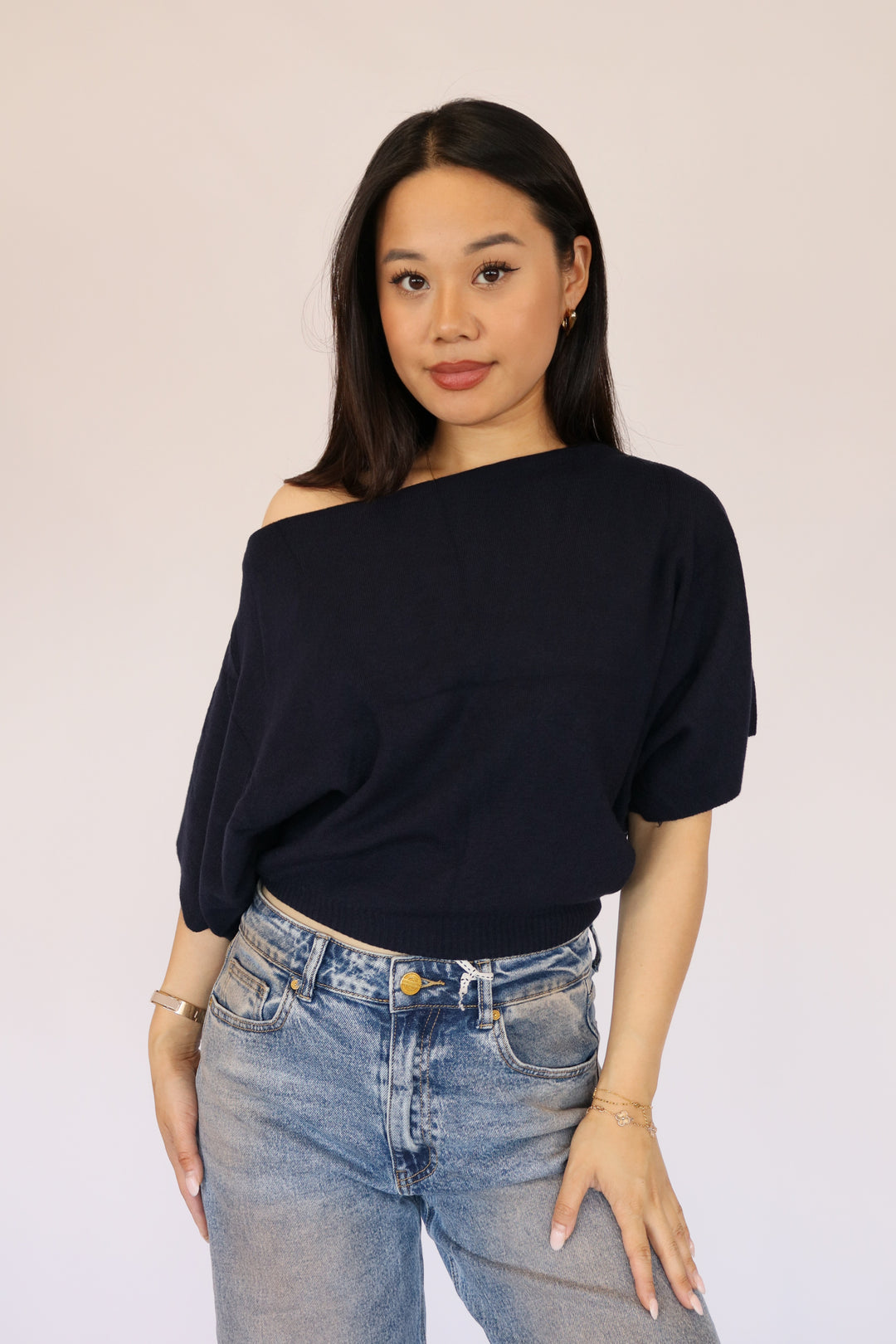 Off Shoulder Sweater