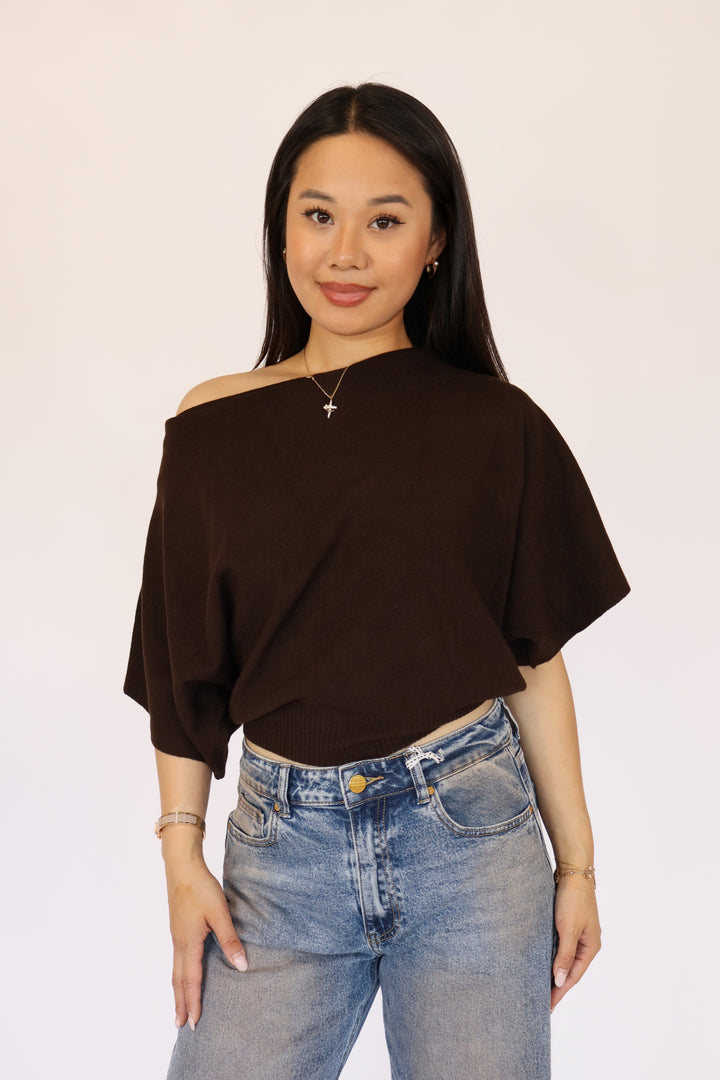 Off Shoulder Sweater