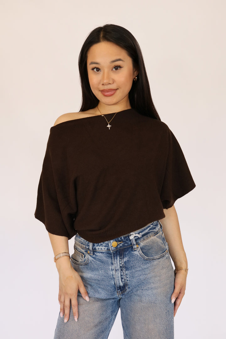 Off Shoulder Sweater