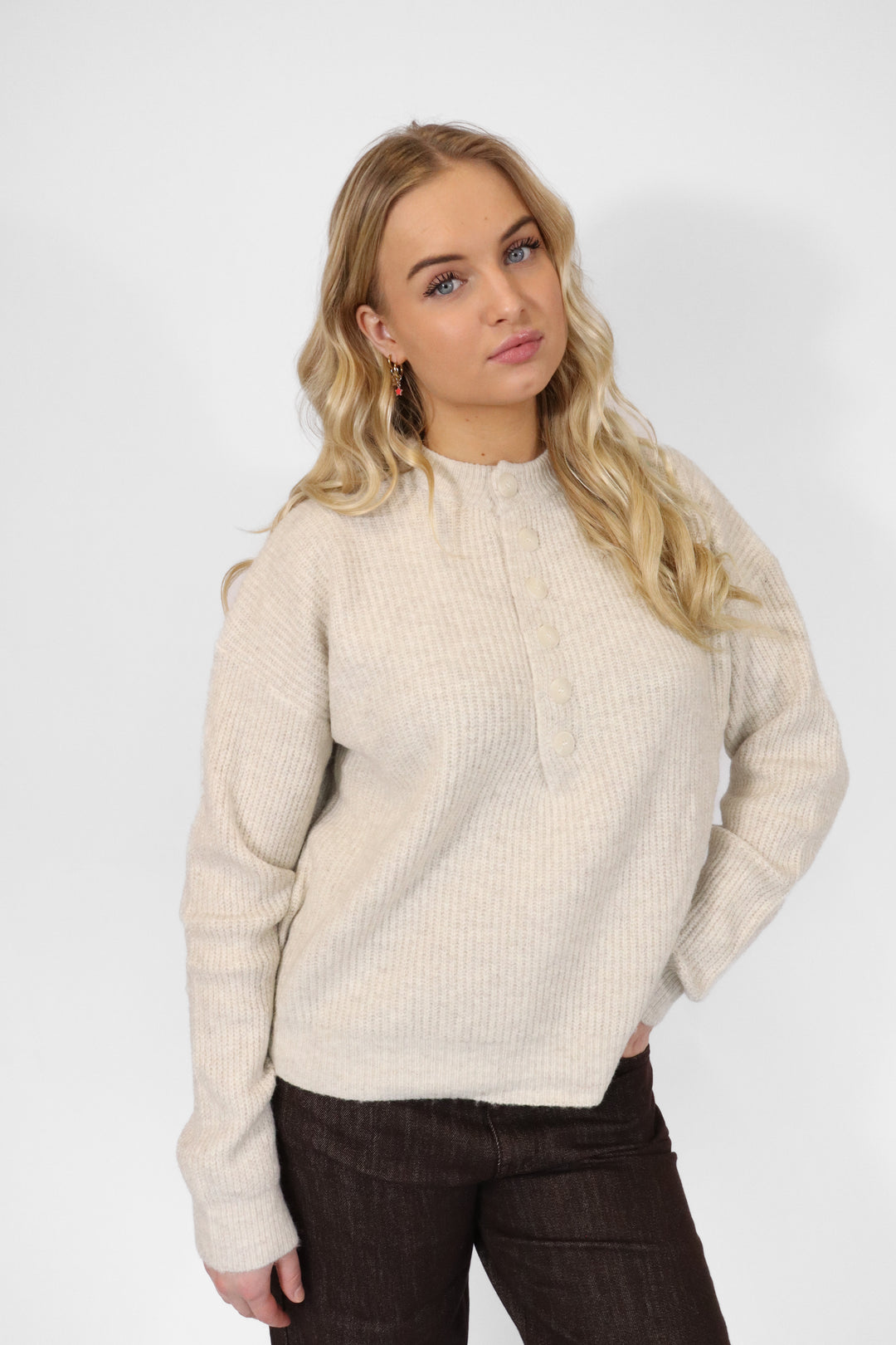 Lio Button Sweater