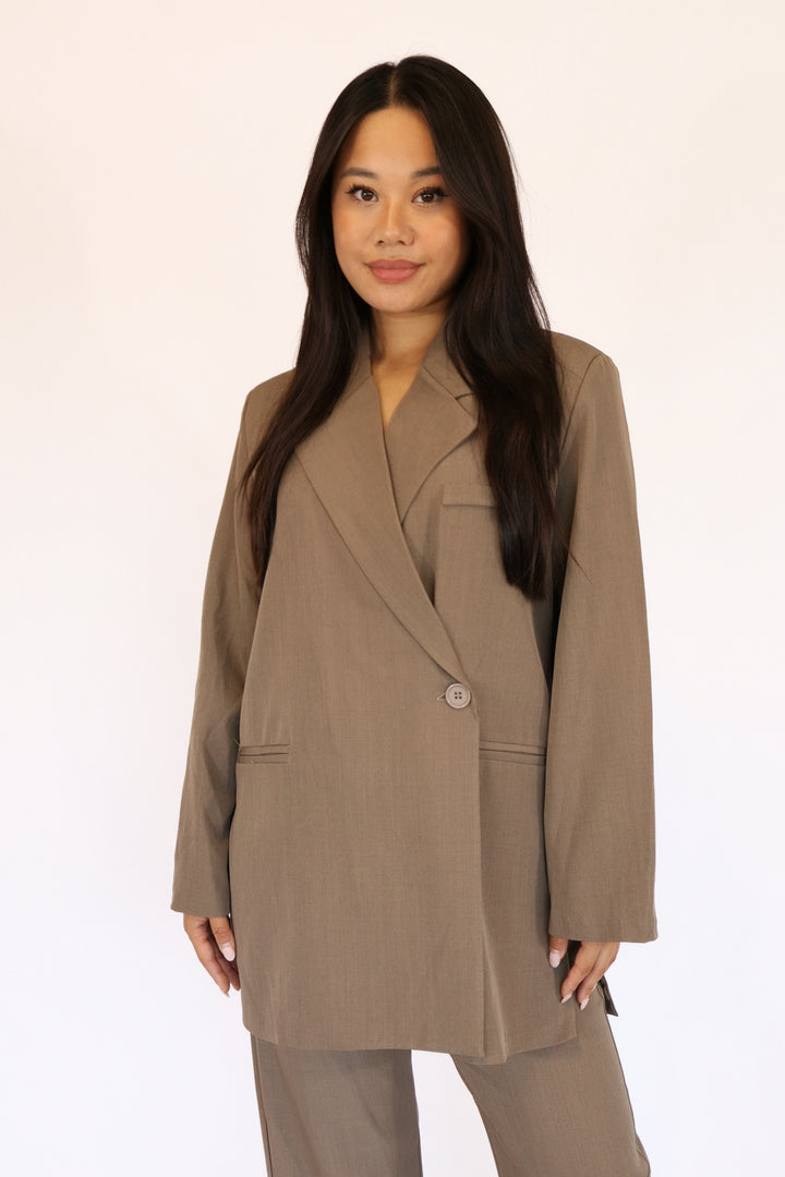 Boss Babe Blazer Two Piece Set