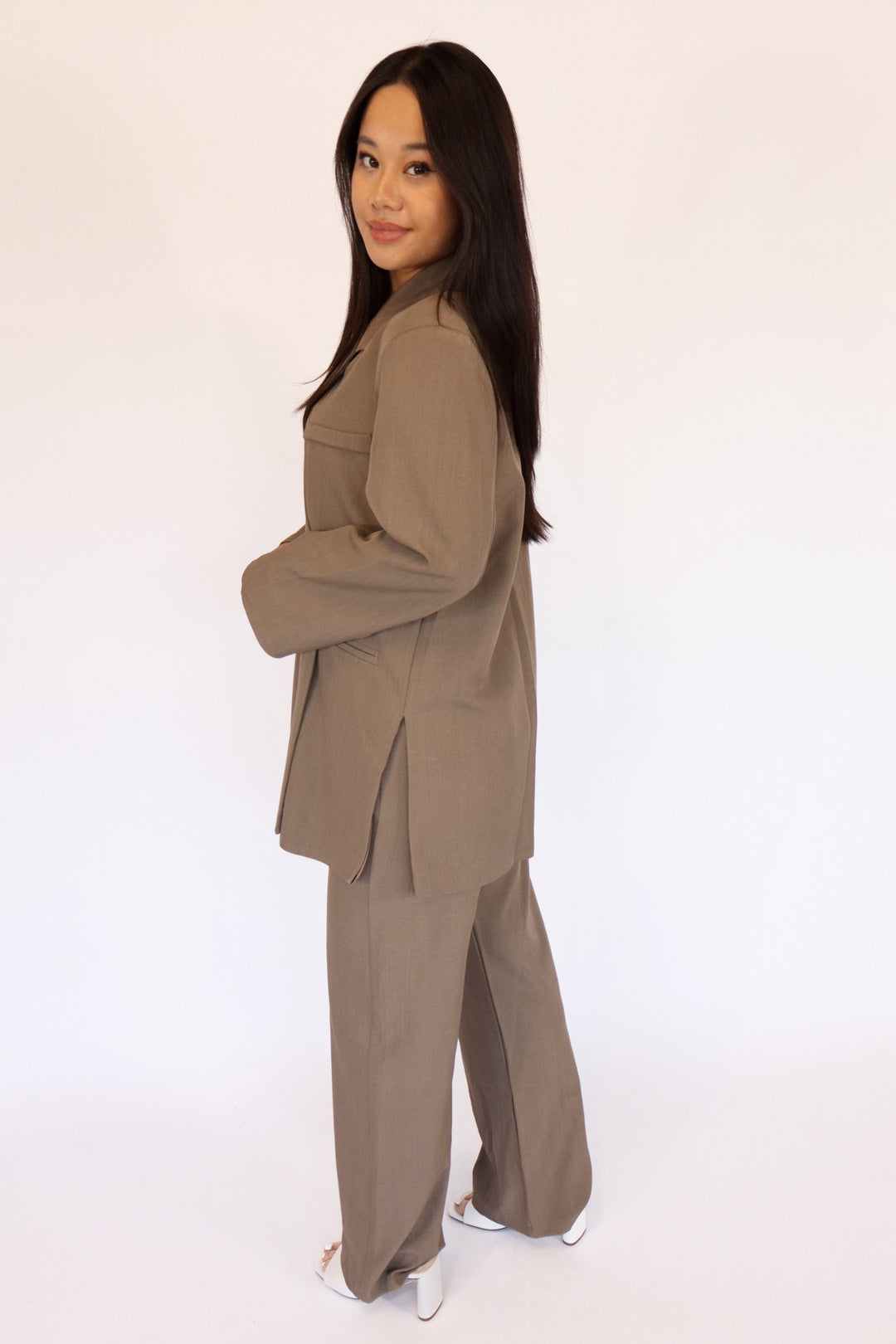Boss Babe Blazer Two Piece Set