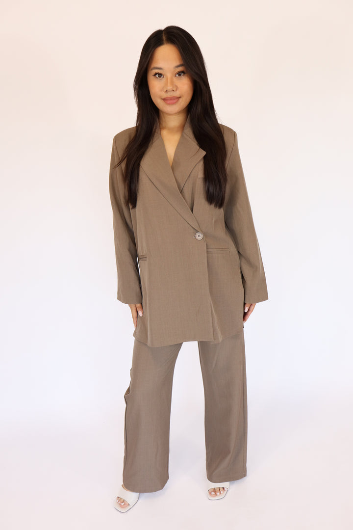 Boss Babe Blazer Two Piece Set