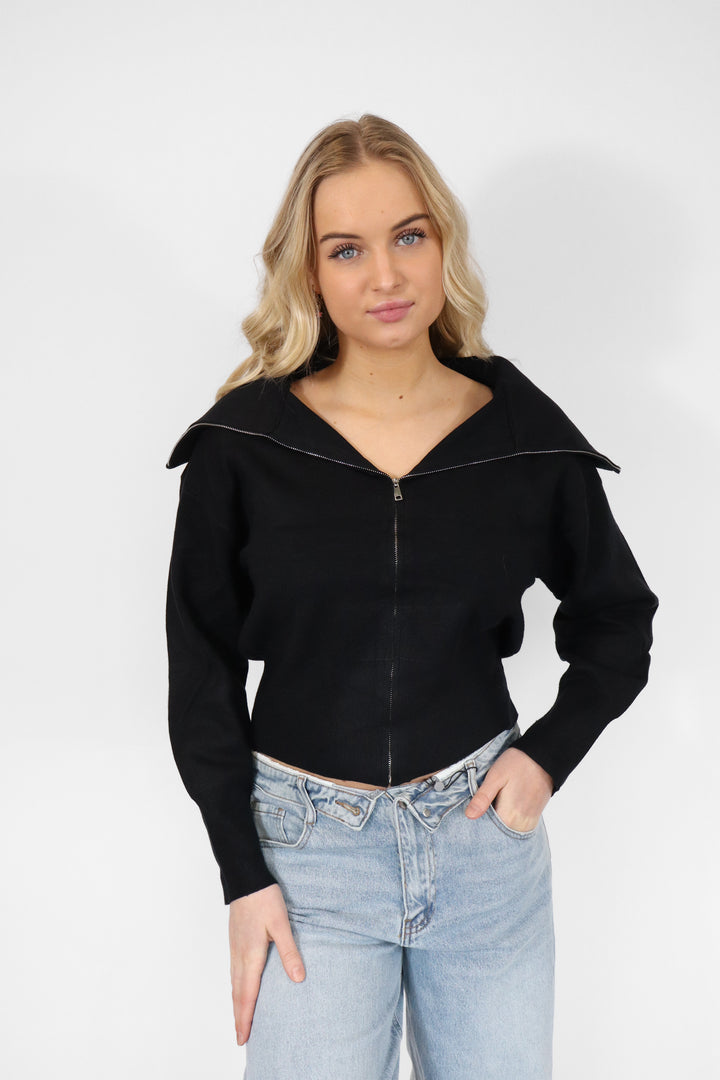 Faye Zipper Knit