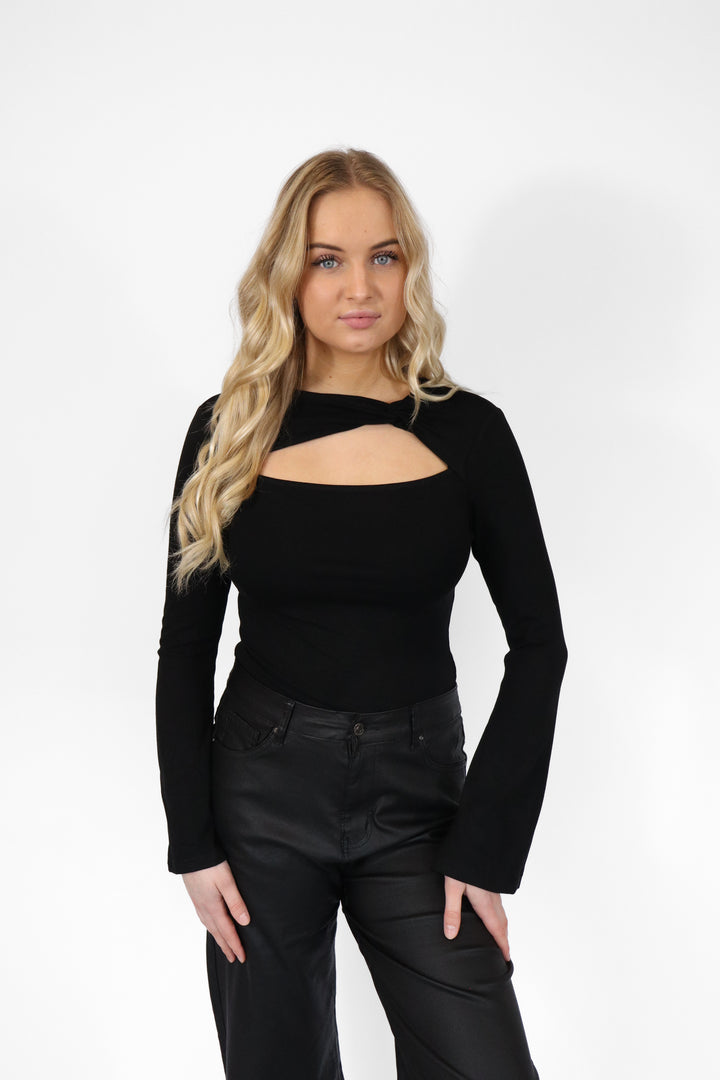 Ava Cut Out Top - Stretch