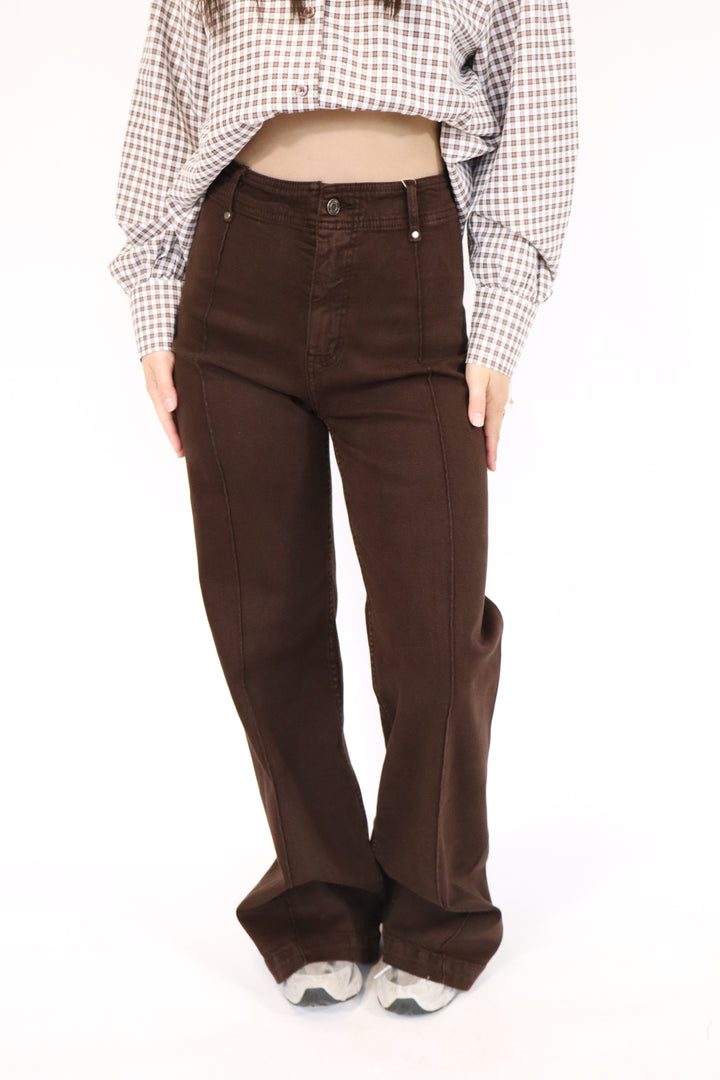 Ninne Wide Leg Jeans - Stretch