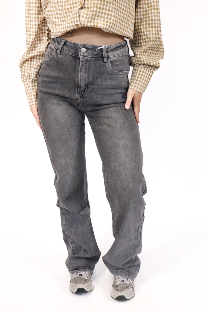 Saar Wide Leg Jeans - Stretch