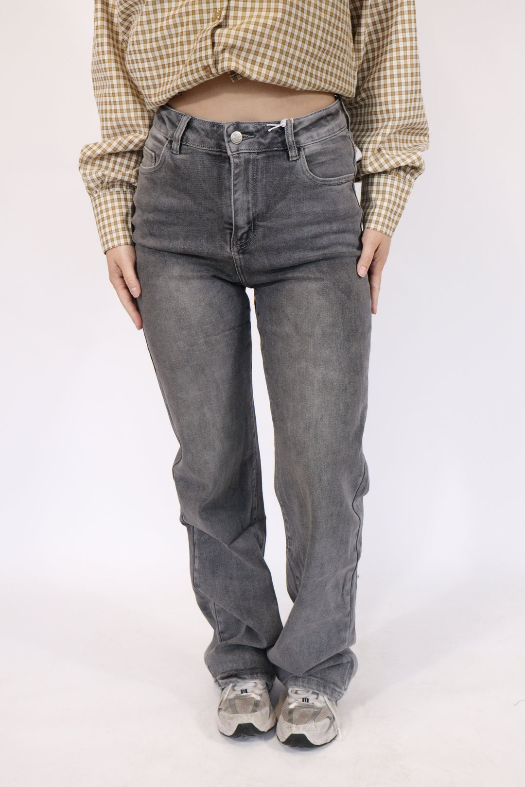 Saar Wide Leg Jeans - Stretch
