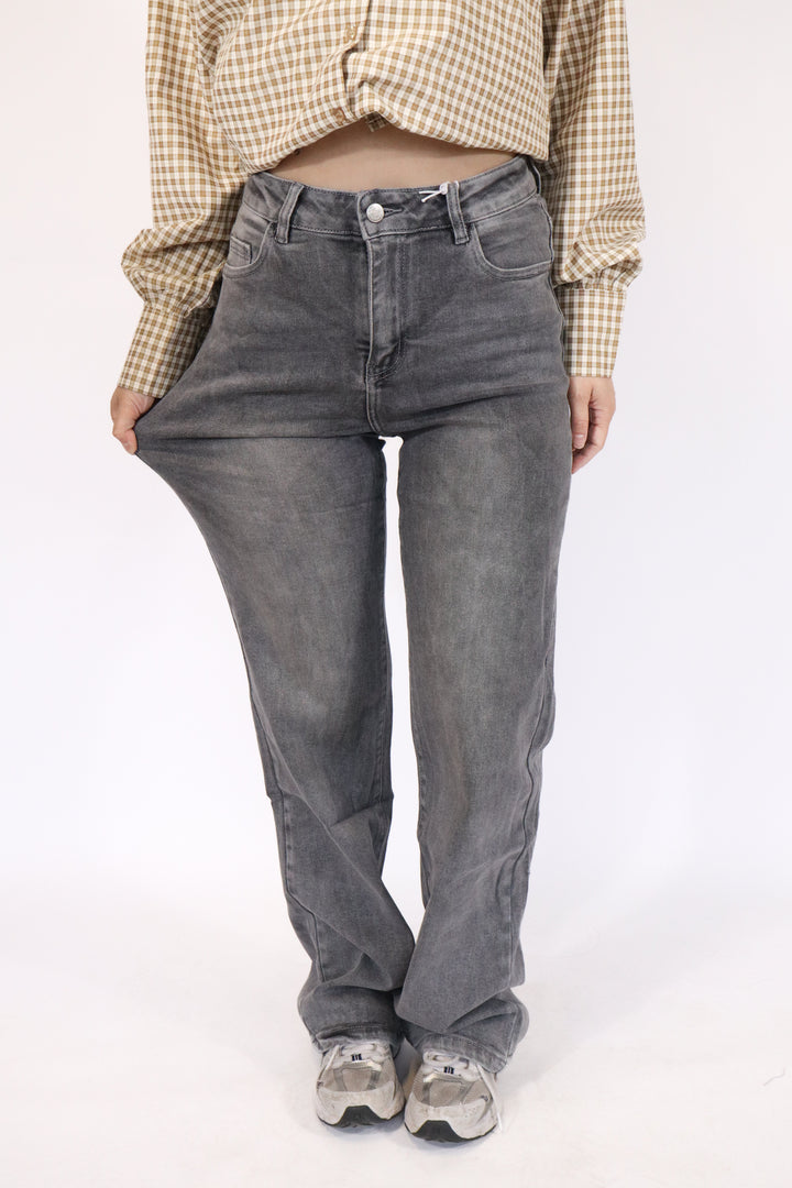 Saar Wide Leg Jeans - Stretch