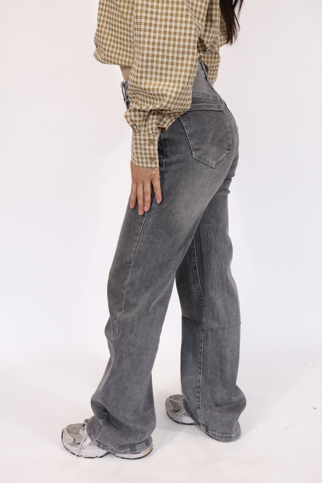 Saar Wide Leg Jeans - Stretch