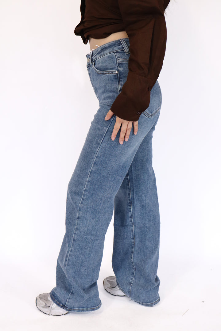 Everyday Wide Leg Jeans - Stretch