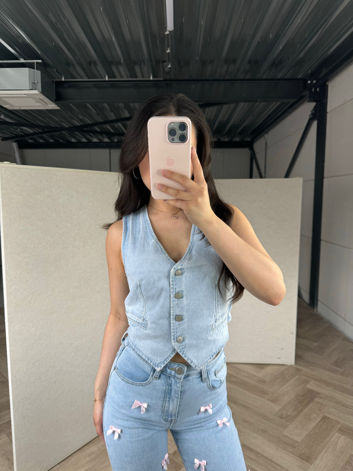 Denim Gilet - Light Denim