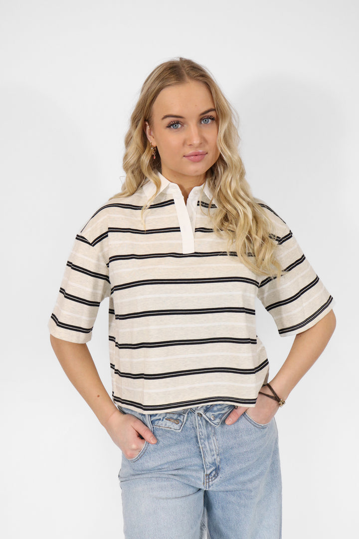 Striped Polo Shirt