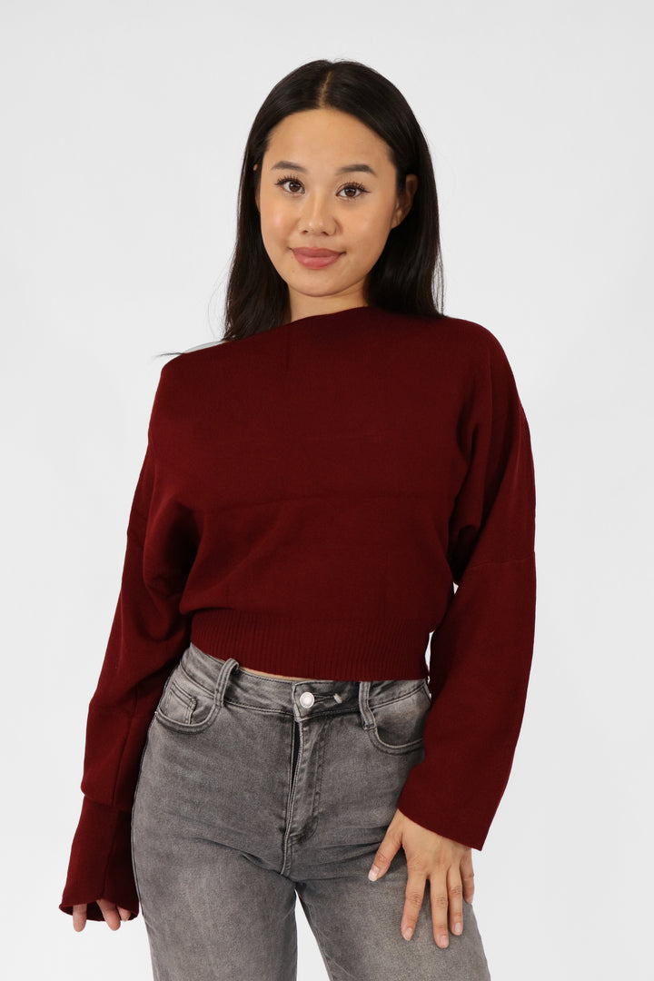 Off Shoulder Sweater Long Sleeve