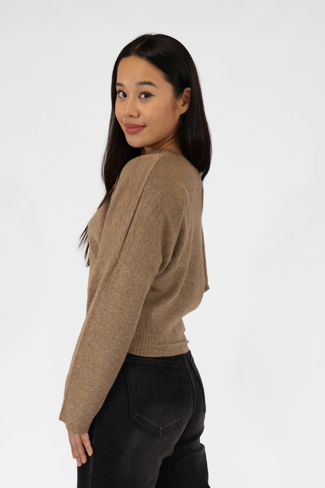 Off Shoulder Sweater Long Sleeve