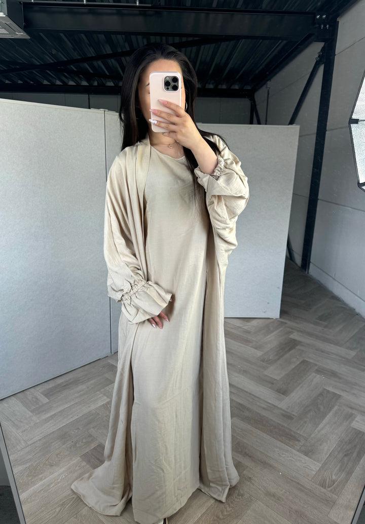 Jade Abaya Two Piece Set