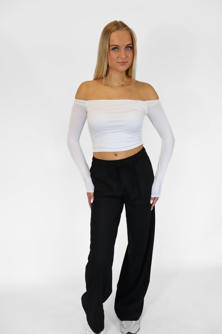 Evy "TALL" Linnen Trouser - Stretch