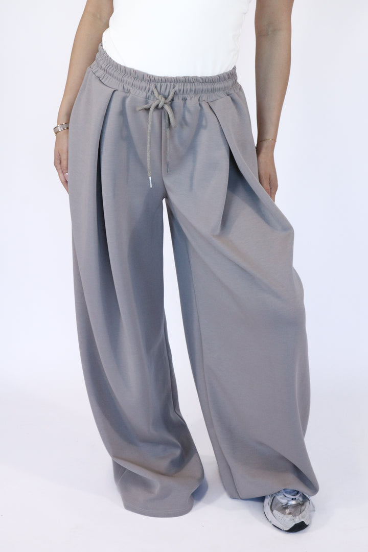 Palazzo Jogger Pants - Stretch