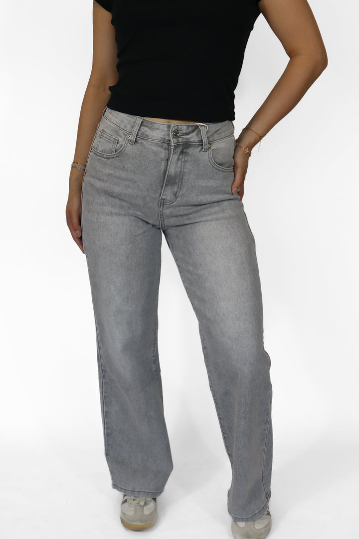 Elia Petite Wide Leg Jeans - Stretch