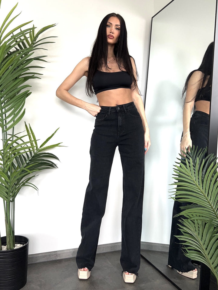 2690 Extra Tall Wide Leg Jeans - Black