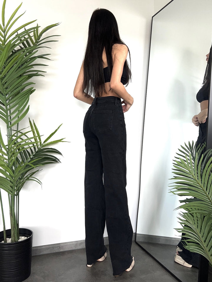 2690 Extra Tall Wide Leg Jeans - Black