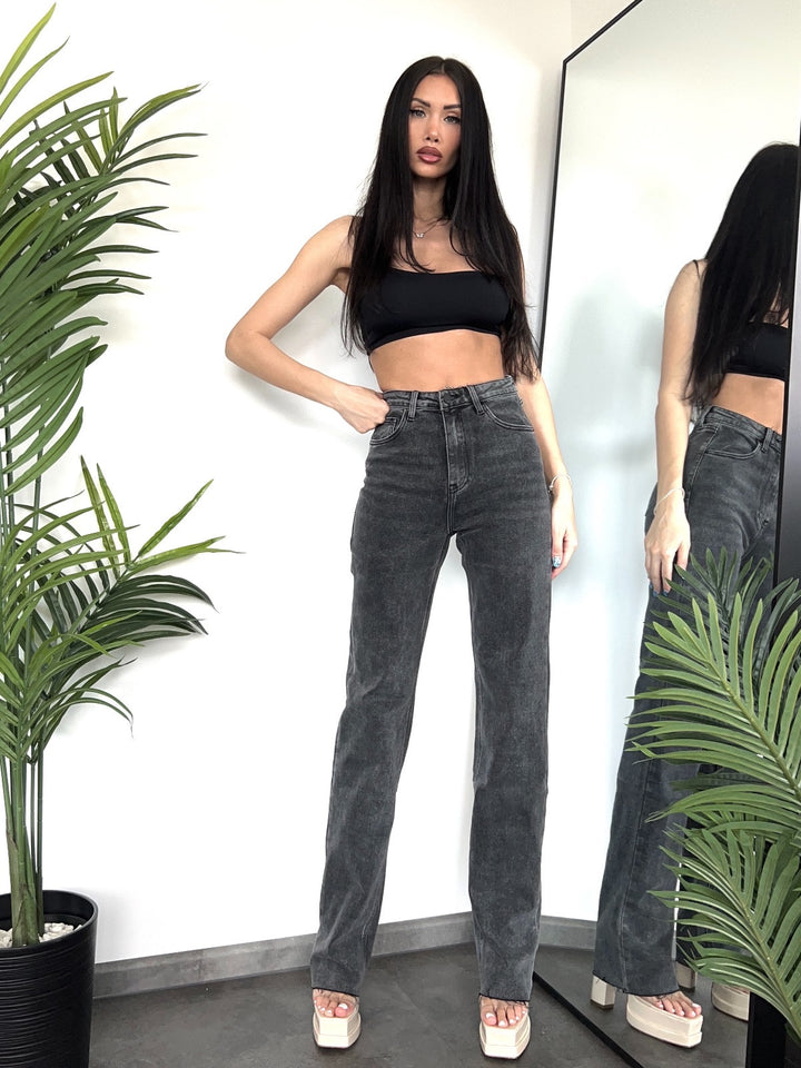 2707 Extra Tall Straight Leg Jeans - Dark Grey