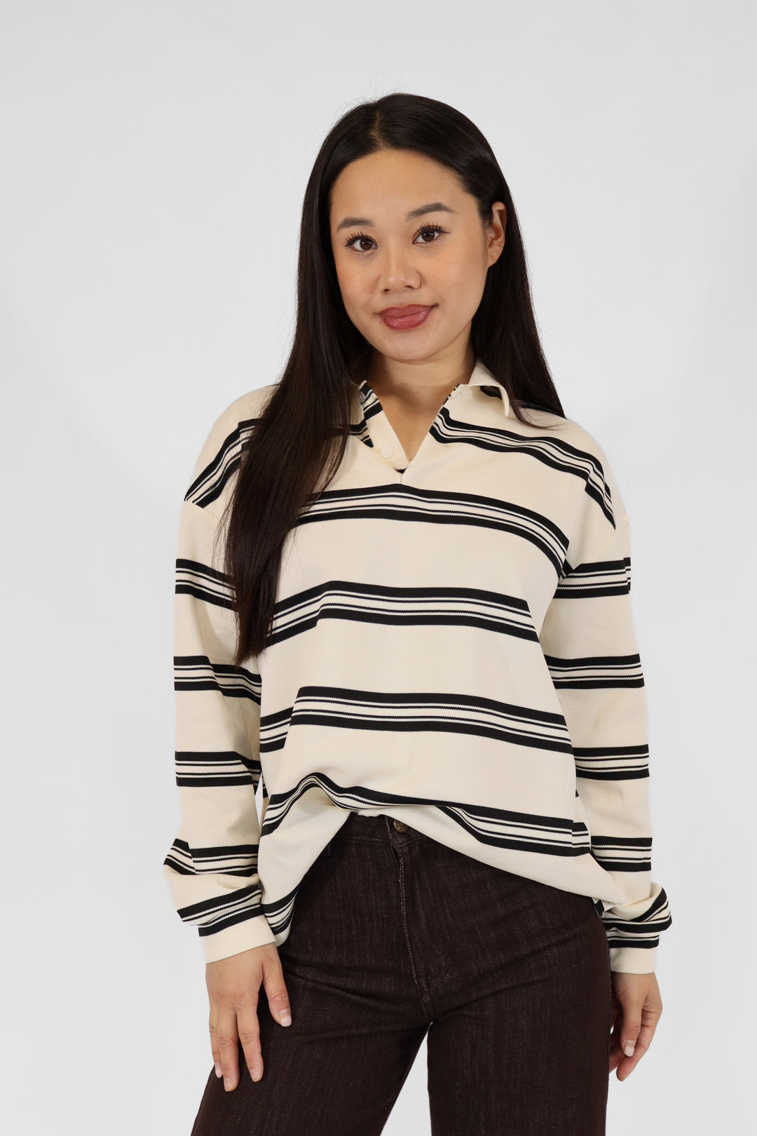 Dewi Oversized Striped Shirt