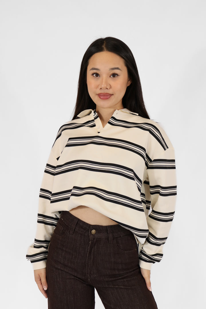 Dewi Oversized Striped Shirt