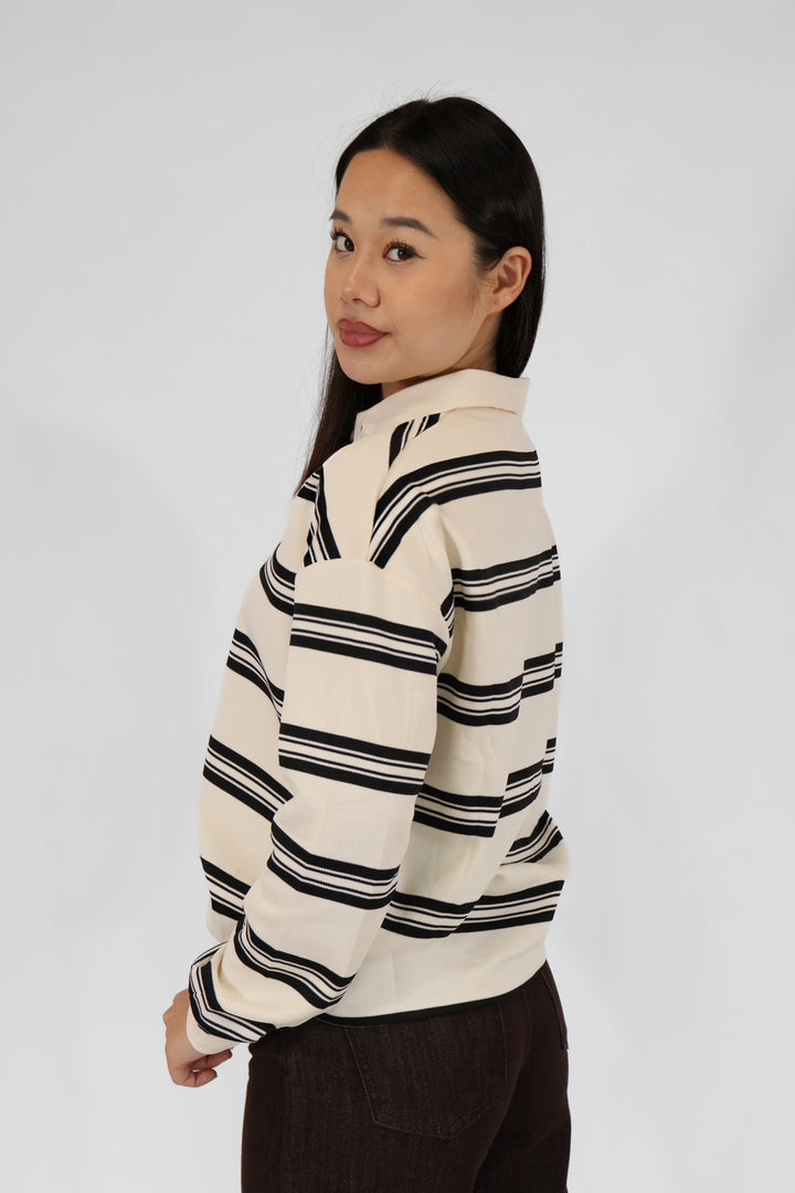 Dewi Oversized Striped Shirt