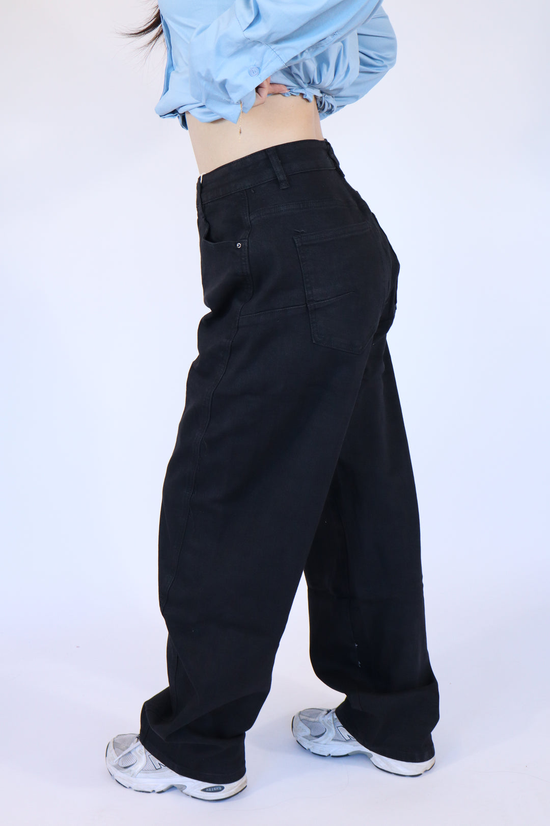 Midnight Balloon Jeans - Stretch